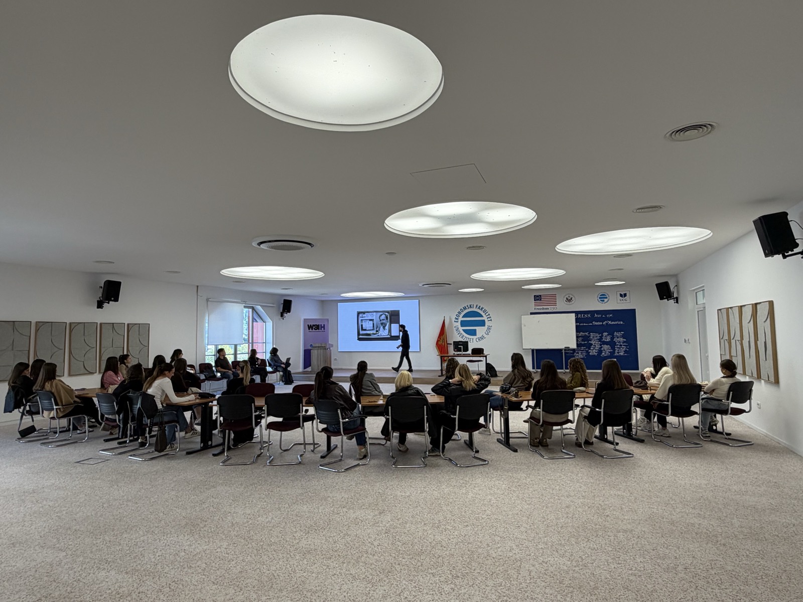 Workshop session at the Faculty of Economics